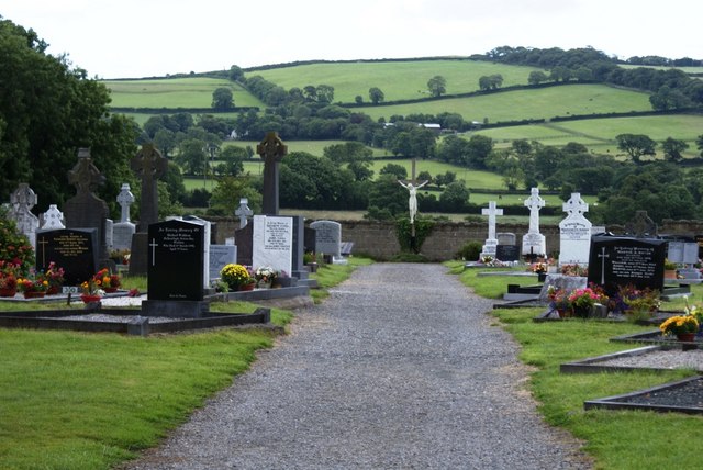 File:Cemetery beside the N11 at Kilbride - geograph.org.uk - 1456609.jpg