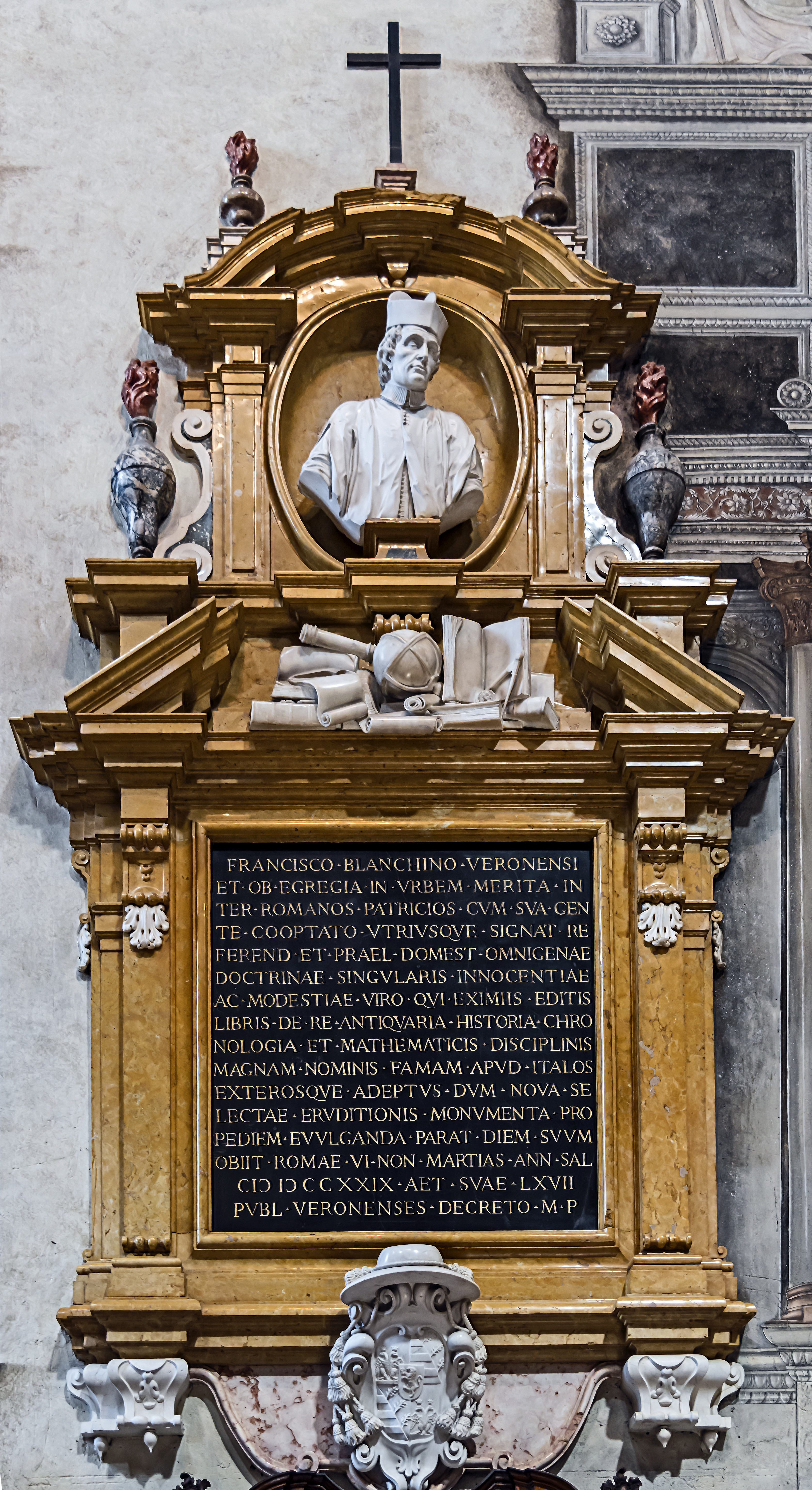 Monument in the [[Cathedral of Verona