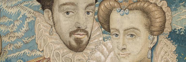 File:Fontainebleau, from the Valois Tapestries (detail).jpg