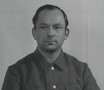 Heinz Fanslau tijdens de Processen van Neurenberg, januari 1947.