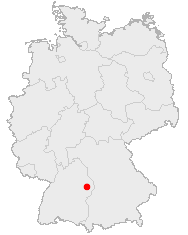 Li position de Aalen in Baden-Württemberg