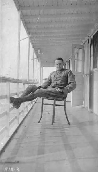 File:Lieutenant Charles Mason seated on chair on deck of SS GENERAL JACOBS, Alaska, 1914 (AL+CA 4053).jpg