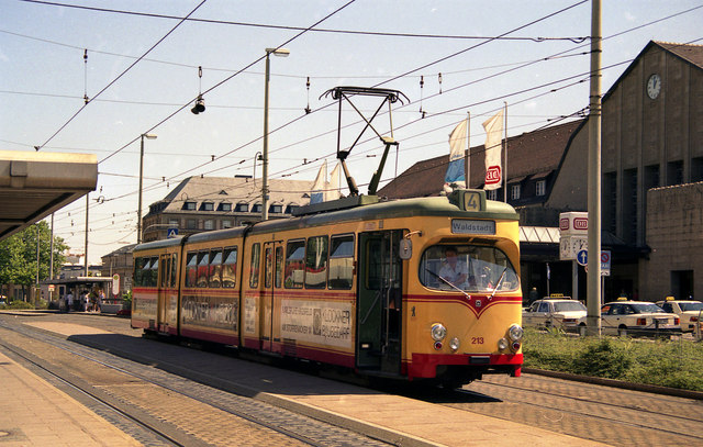 File:Local tram outside Karlsruhe Hauptbahnhof - geo.hlipp.de - 4226.jpg