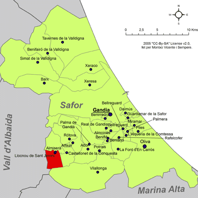 File:Localització de Llocnou de Sant Jeroni respecte de la Safor.png