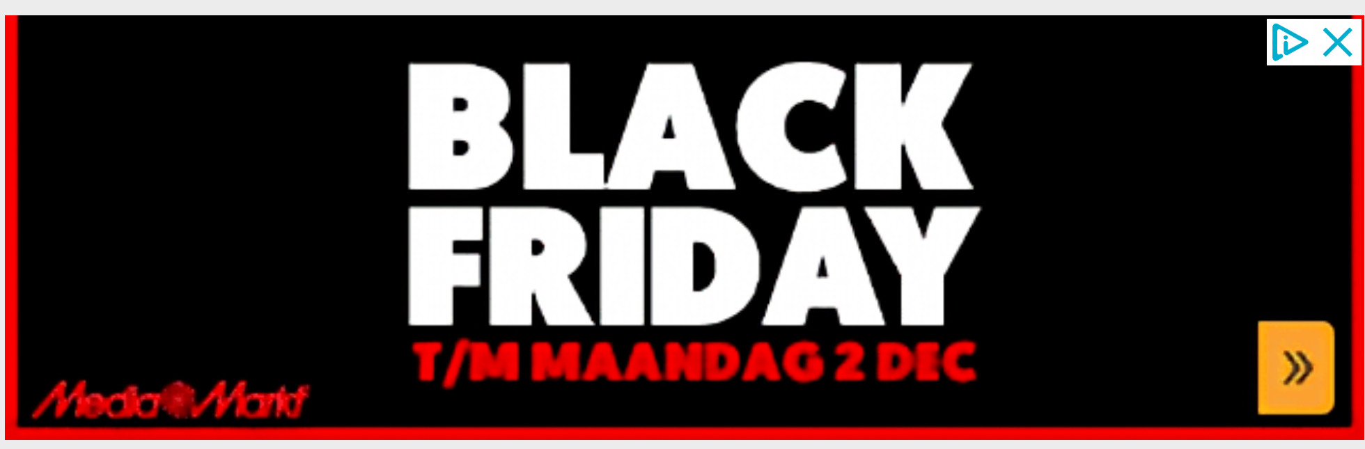 Aanbod Terughoudendheid Vervreemden File:Media Markt Black Friday banner advertisement (Google Ads) 2019.png -  Wikimedia Commons