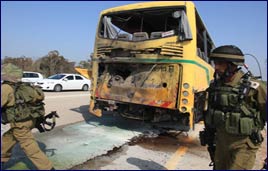 <span class="mw-page-title-main">Sha'ar HaNegev school bus attack</span> 2011 Hamas missile attack on an Israeli schoolbus