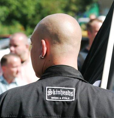 Neo-Nazi skinhead in Germany