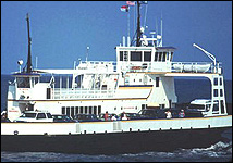 The Sound Class ferry, Cedar Island, operating between Cedar Island and Ocracoke Island in the Outer Banks. North Carolina Sound Class ferry Cedar Island.jpg