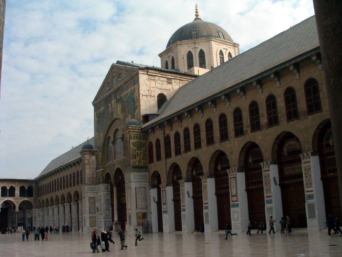 Mezquita de los Omeyas en Damasco, destronados en 750 por los abasíes.