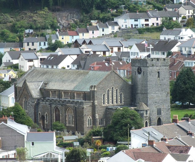 File:Oystermouth Church - geograph.org.uk - 3103452.jpg