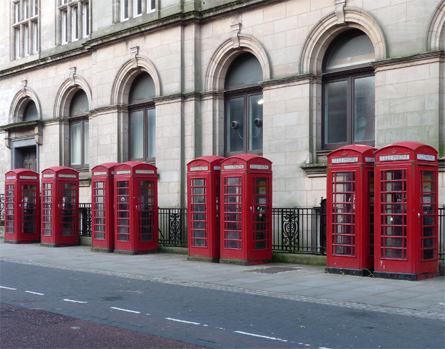 File:Phone boxes, Market Street, Preston - geograph.org.uk - 5132135.jpg