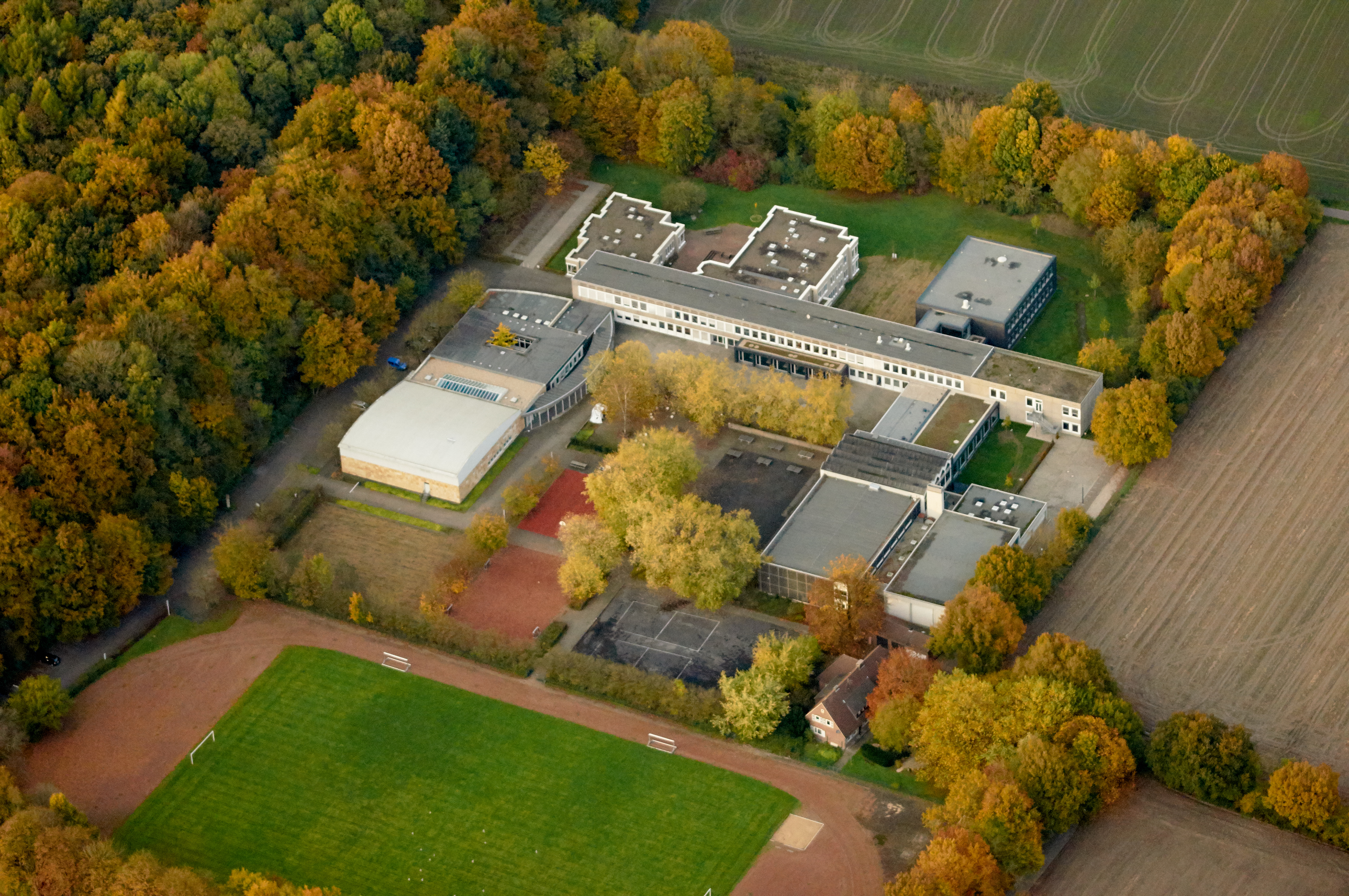 St.-Pius-Gymnasium in Coesfeld, Nordrhein-Westfalen, Deutschland.