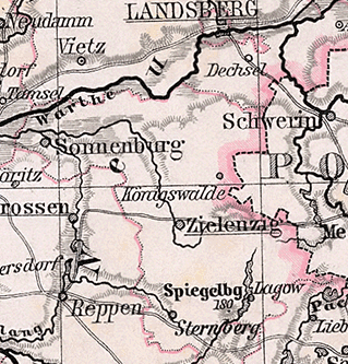 <span class="mw-page-title-main">Oststernberg district</span> District of Prussia, Germany