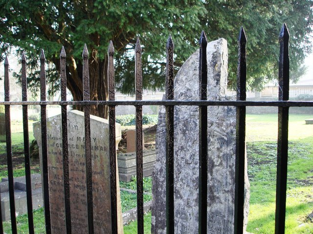 File:Broken tombstone, Shepton Mallet, Church of St Peter and St Paul - geograph.org.uk - 378425.jpg