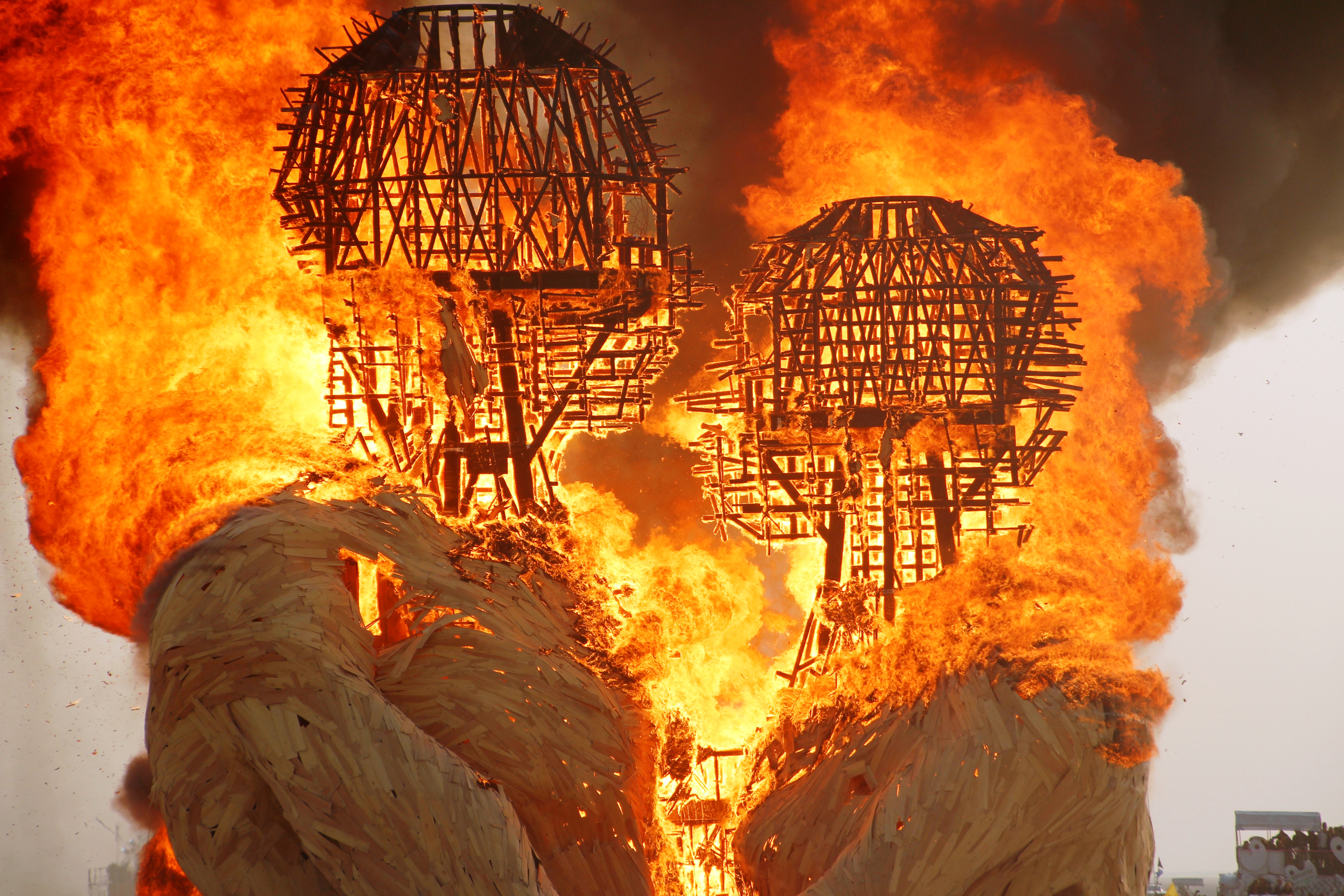 Burning man сожжение храма