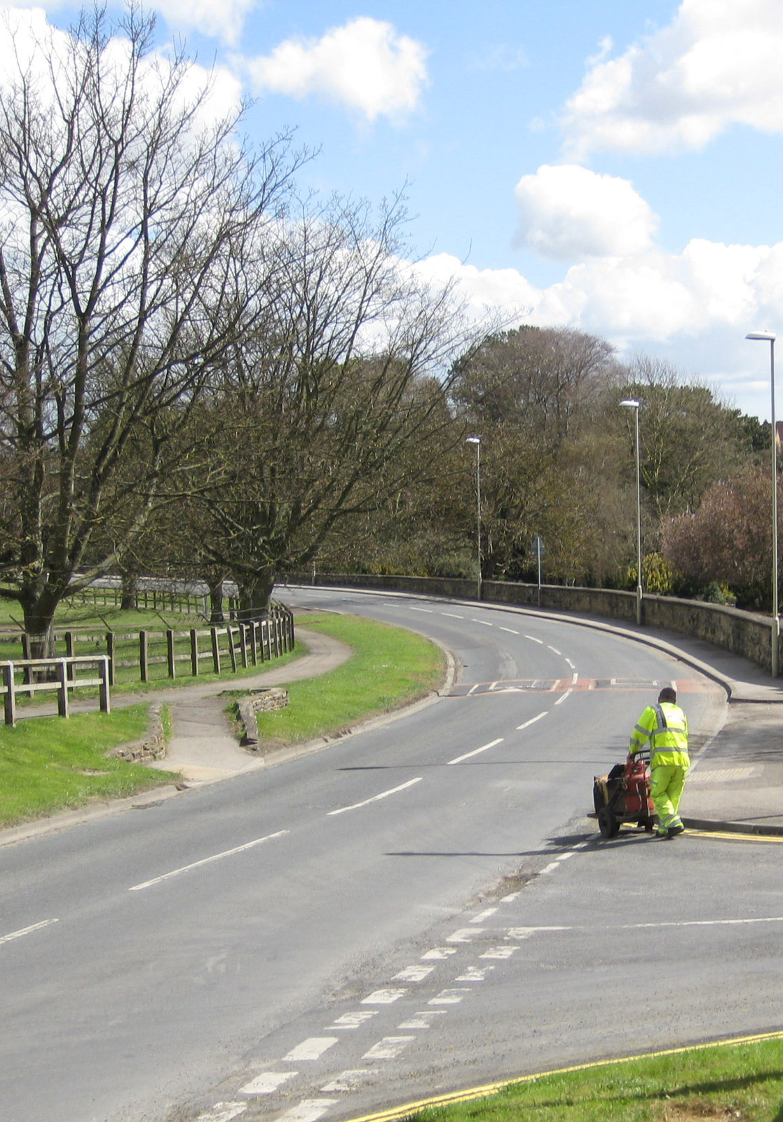 Double yellow line