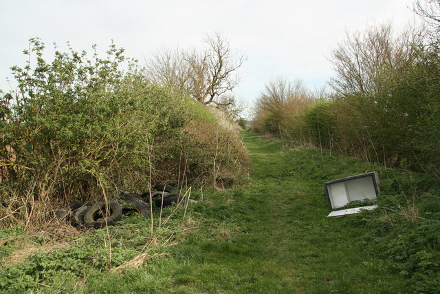 File:Fly-tipping on Brigg Lane - geograph.org.uk - 2344491.jpg