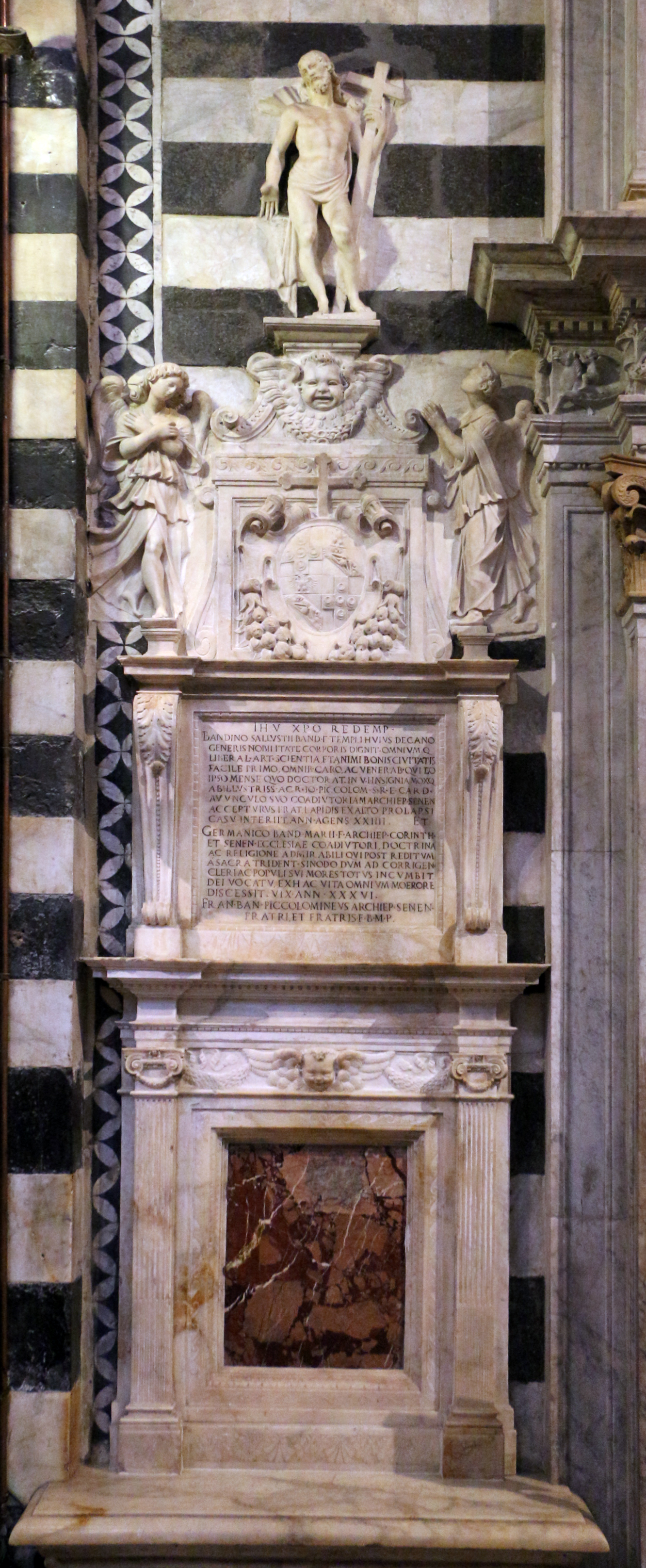 Il marrina (attr.), monumento a Bandino Piccolomini, 1521 circa.JPG