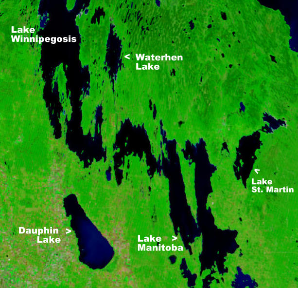 Manitoba Distance Chart