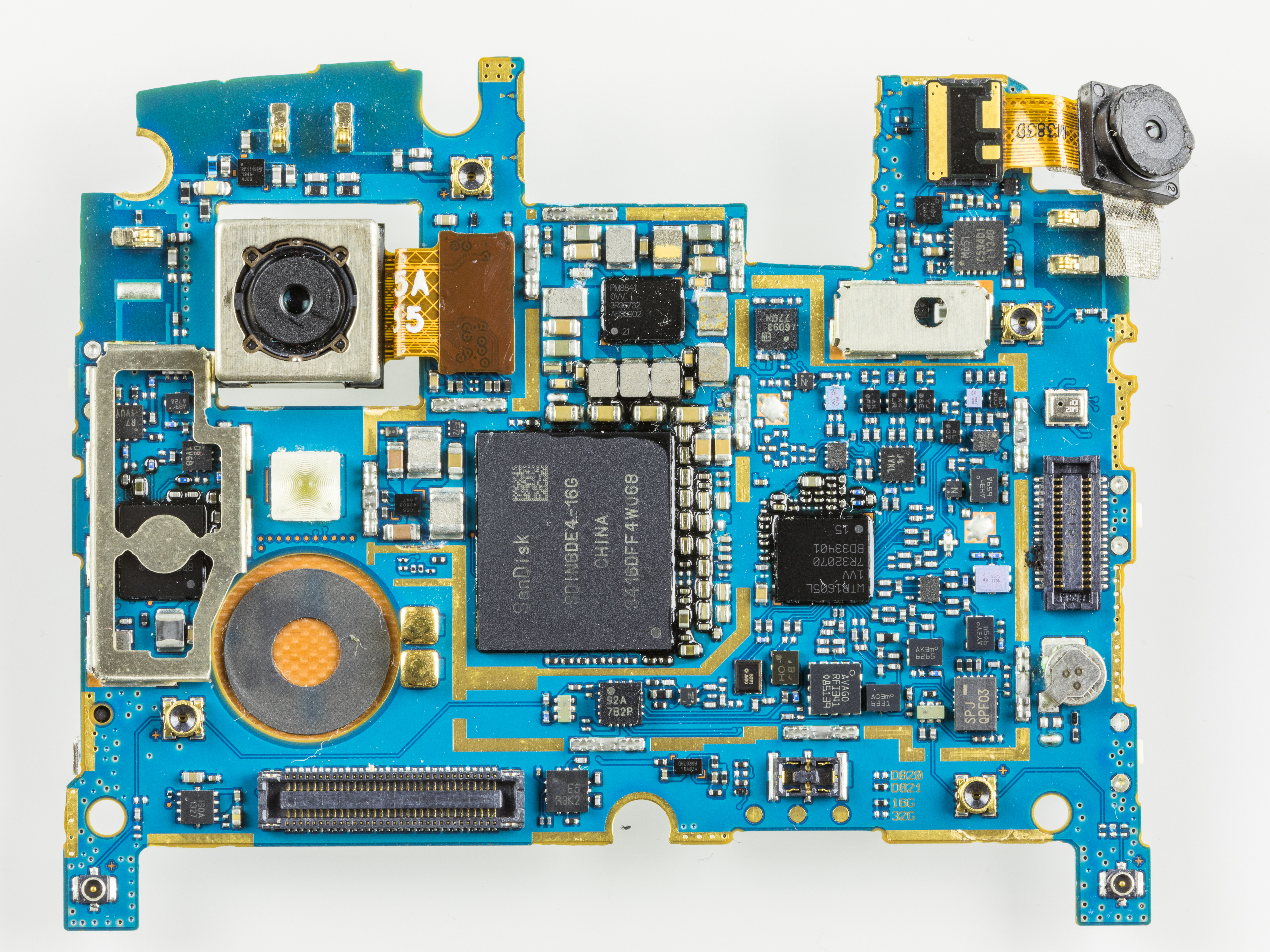 File:Nexus 5, 16 GB - motherboard, sub board removed-92869.jpg