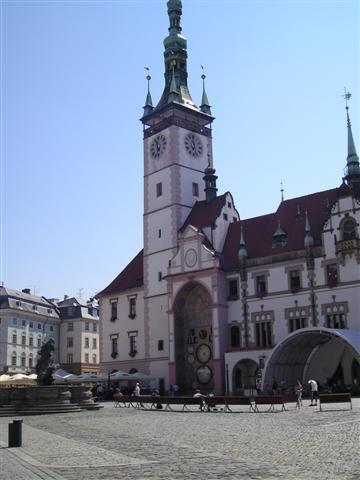 Olomouc, centrum, het astronomisch uurwerk