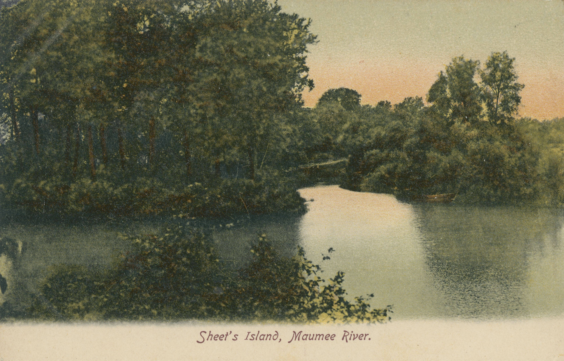 Река шило. Река моми. Огайо 1900. Река шито. Maumee, Ohio.