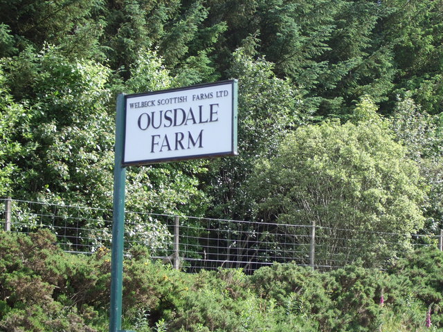 File:Sign for Ousdale Farm by A9 - geograph.org.uk - 482742.jpg