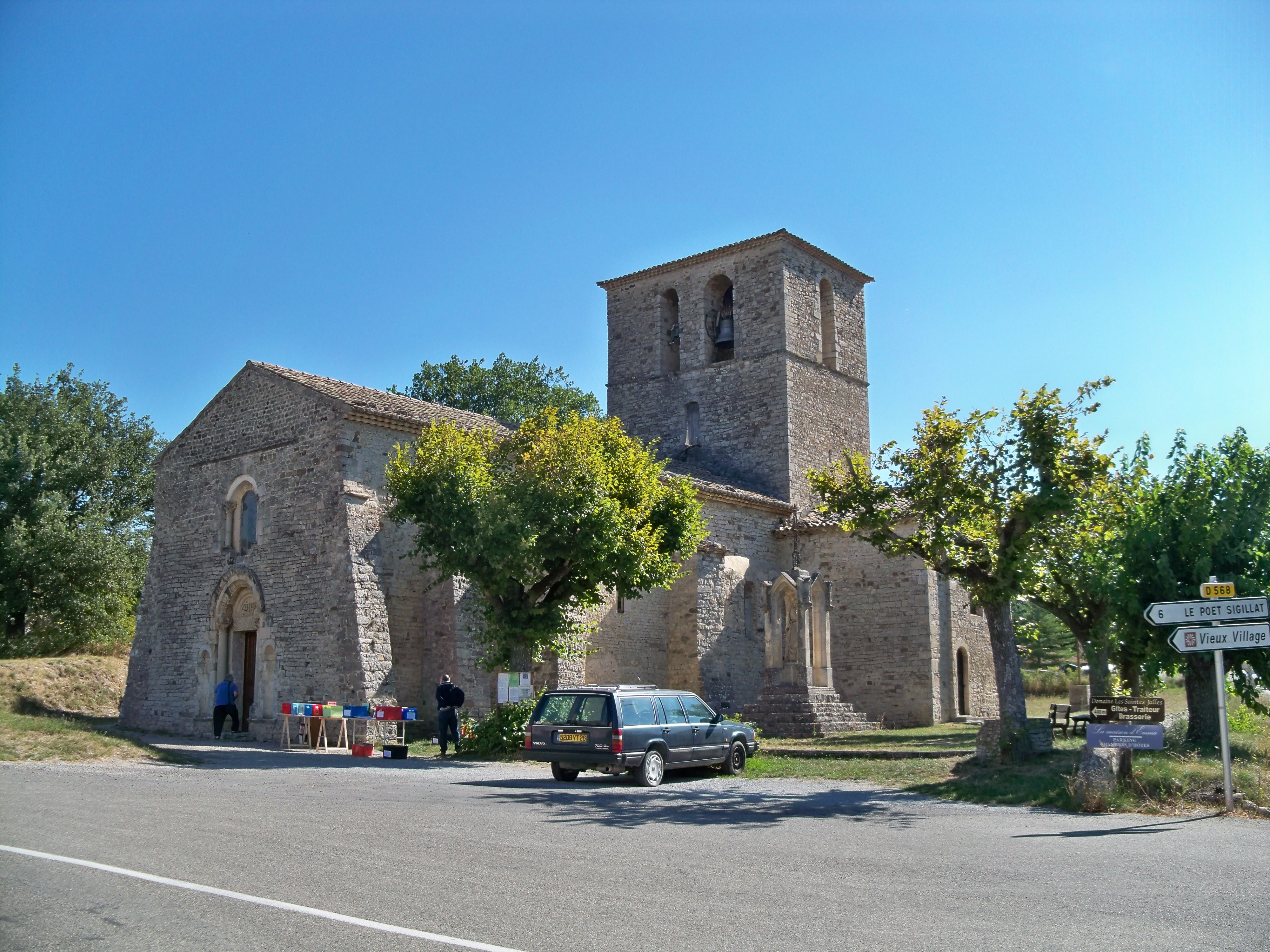 Eglise Notre Dame de Beauvert  France Auvergne-Rhône-Alpes Drôme Sainte-Jalle 26110