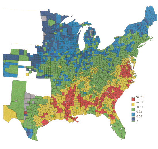 United States black by county 1880.gif