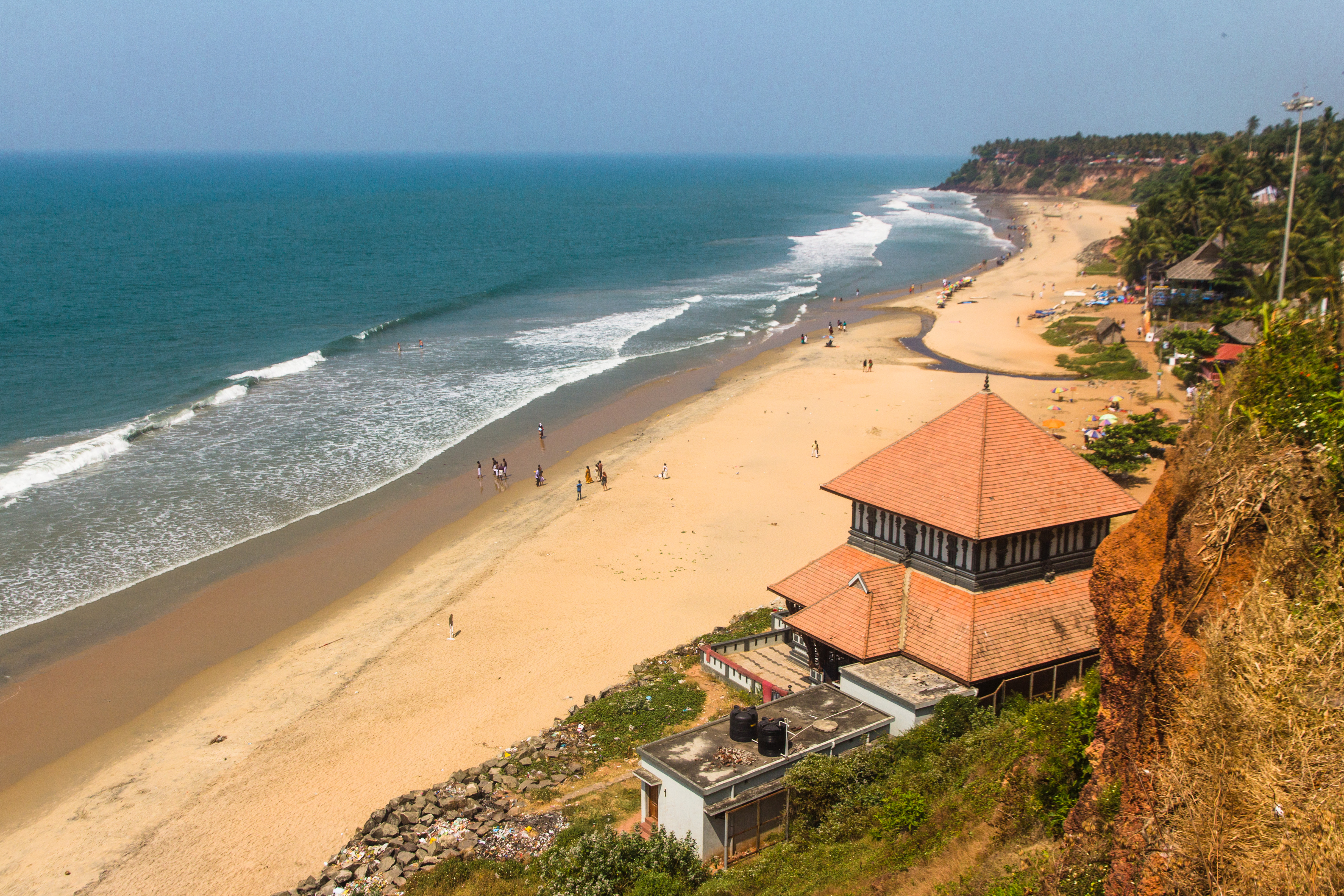 Beauty Of Varkala Beach Kerala