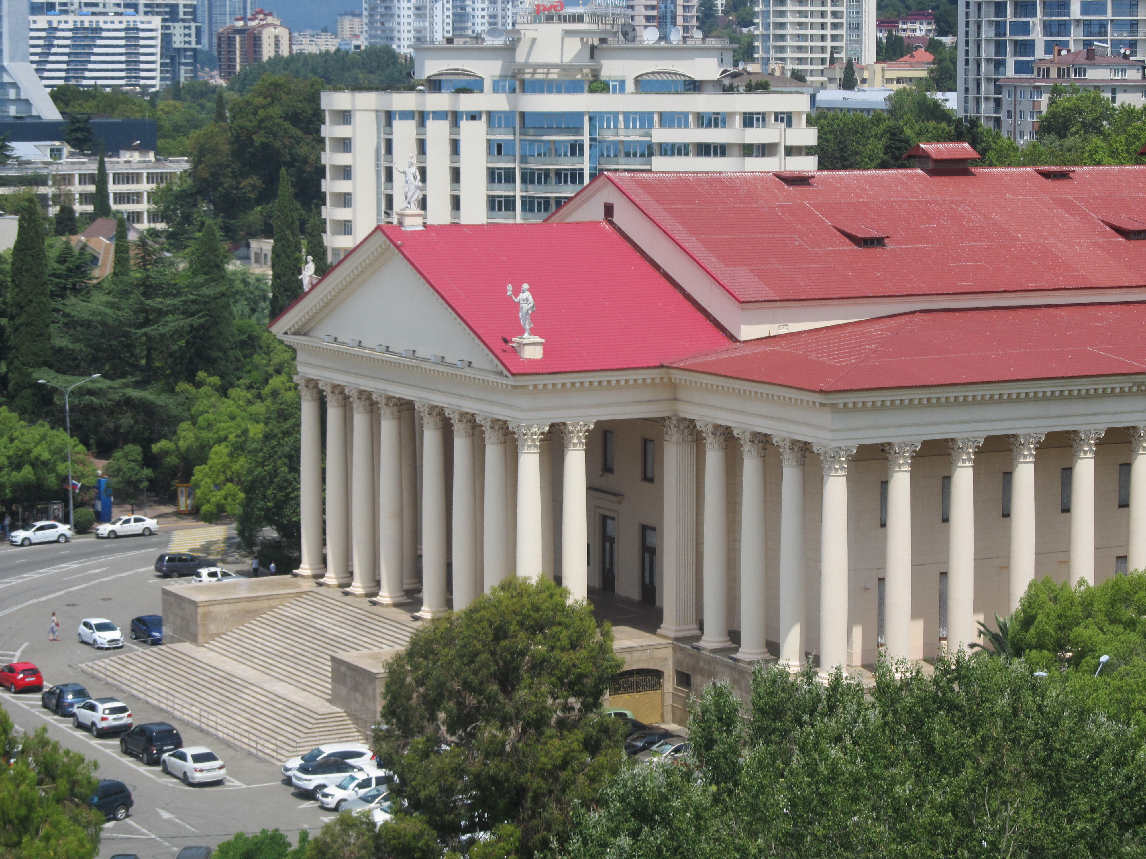 Схема зимнего театра в сочи