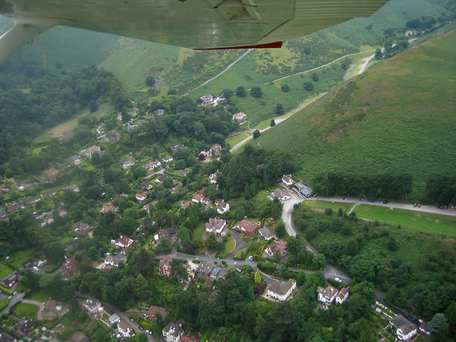 File:Aerial photo of Church Stretton in 2008.jpg
