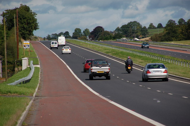 File:Belfast-Dublin road near Loughbrickland (1) - geograph.org.uk - 232244.jpg