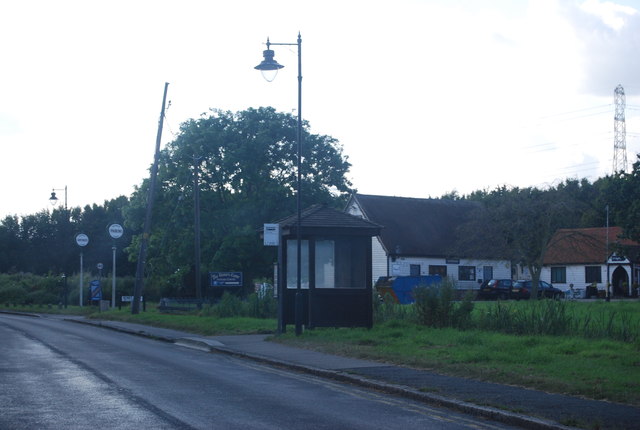 File:Bus stop, Battlesbridge - geograph.org.uk - 3260901.jpg