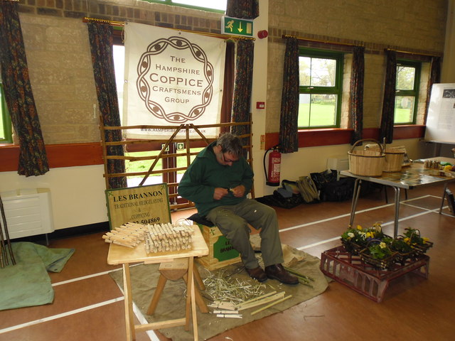 File:Craftsman in the village hall - geograph.org.uk - 2926241.jpg