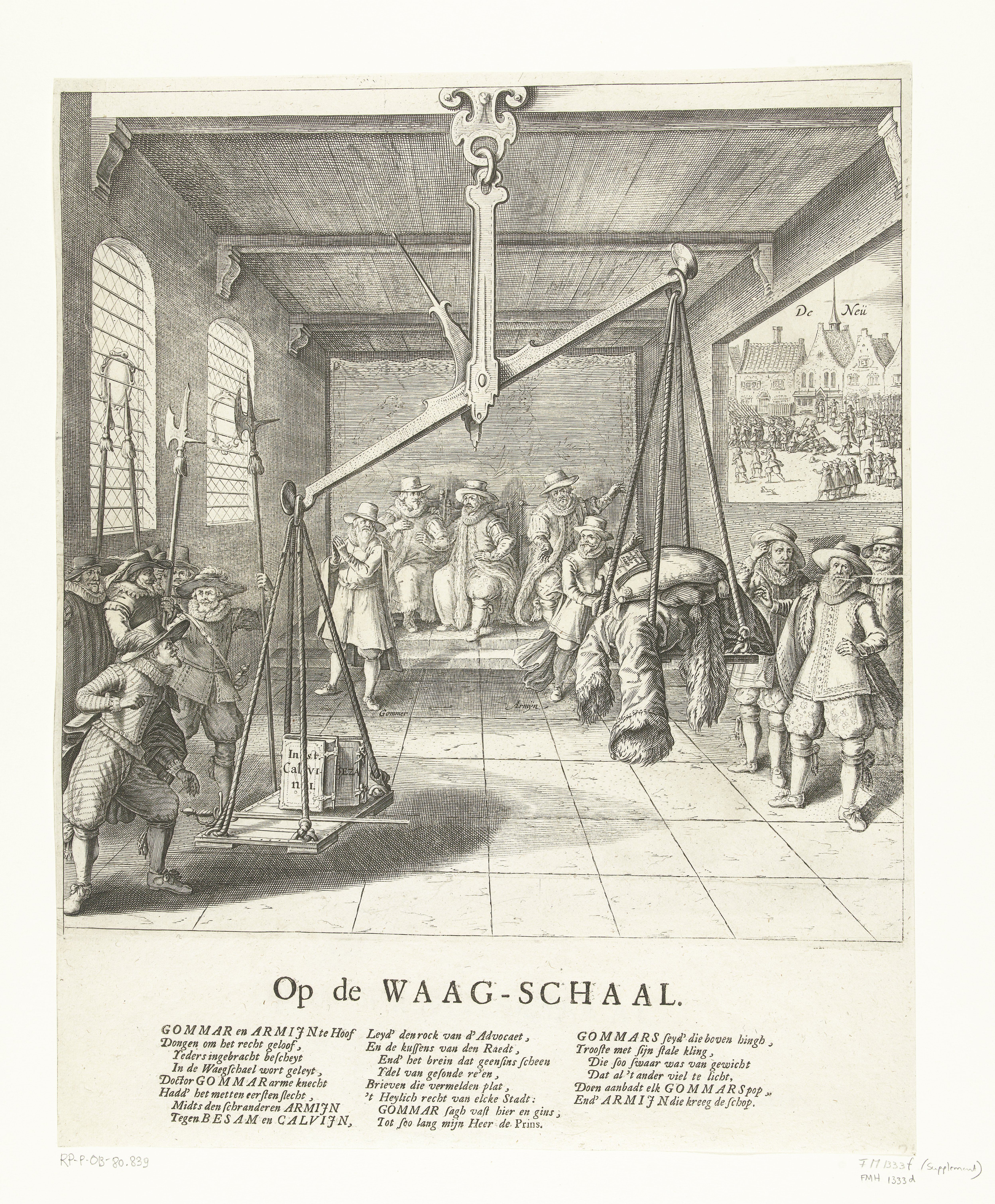 Groot Slijm lezing File:De Weegschaal, 1618 Op de Waag-Schaal (titel op object),  RP-P-OB-80.839.jpg - Wikimedia Commons