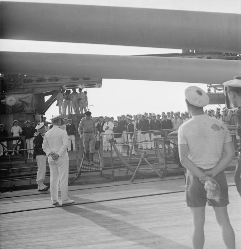 File:French Cruiser Sinks German Blockade Runner. May 1943 ...