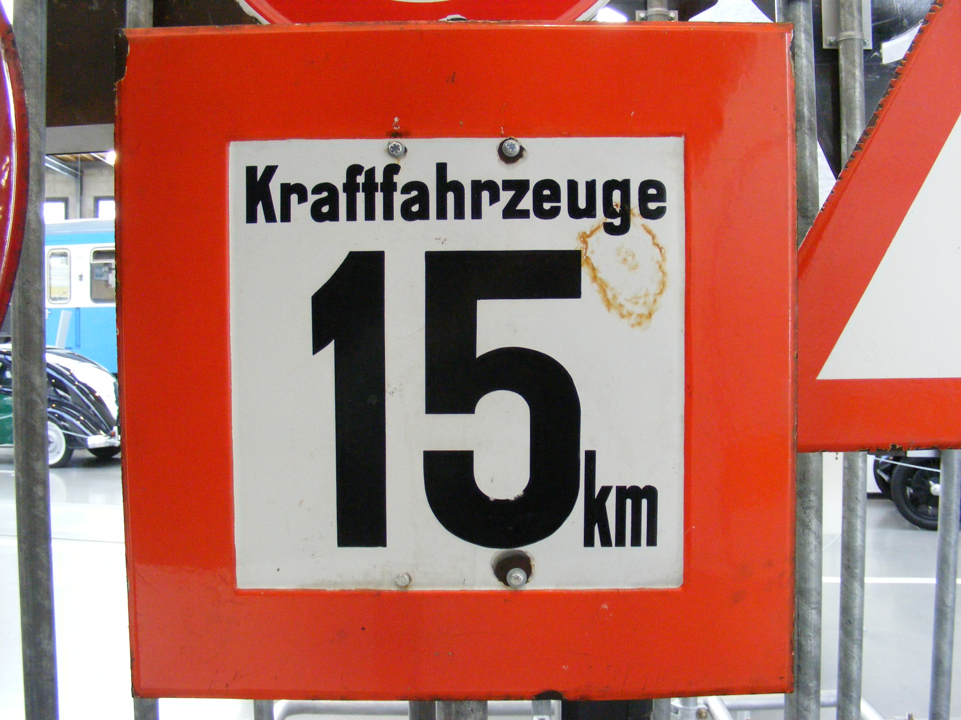 Bildtafel der Verkehrszeichen im Deutschen Reich von 1927 bis 1934