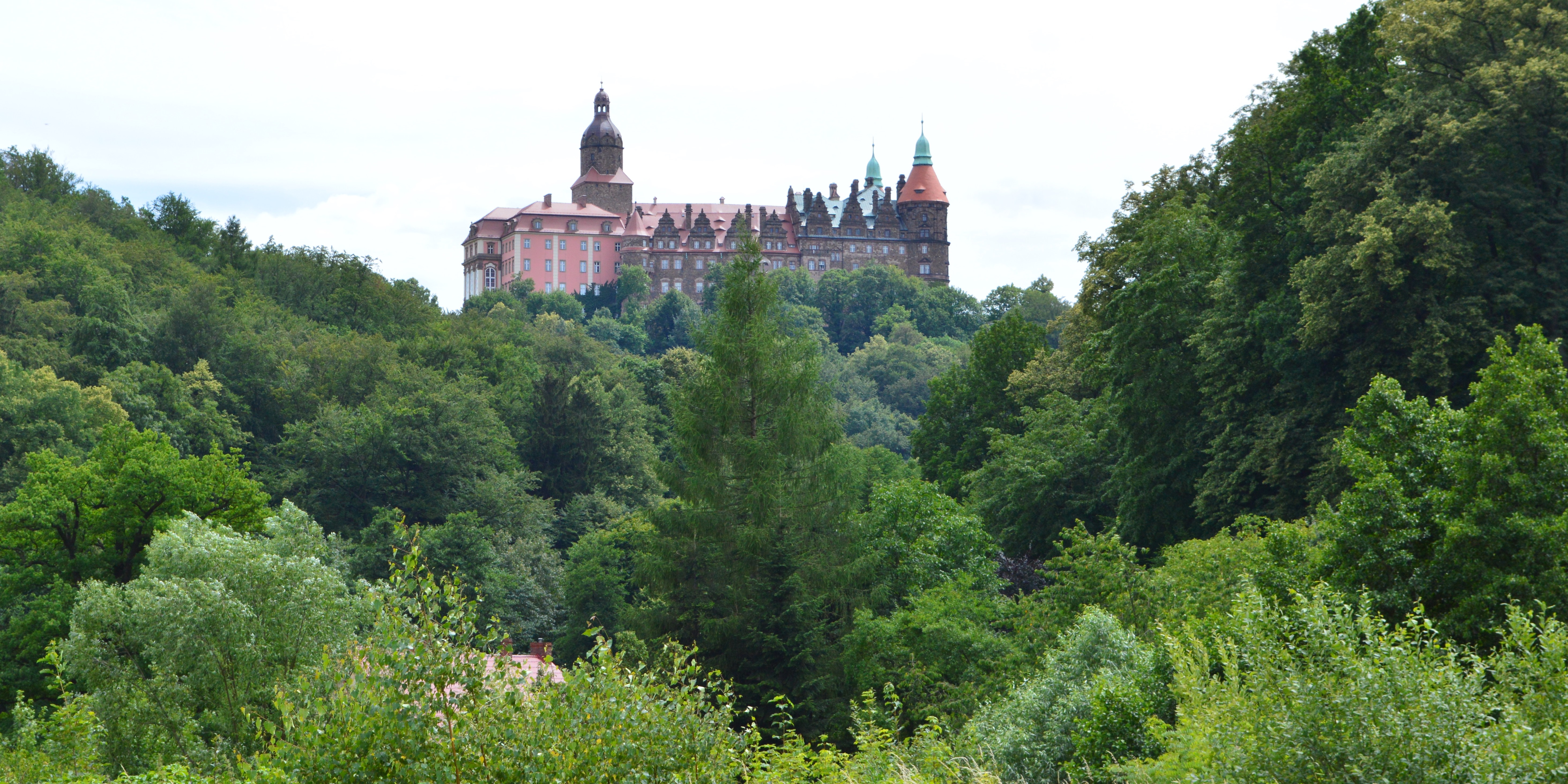 Castle distant. Замок Фюрстенштайн Польша. Замок Фюрстенштайн. Замок Ксенж Дейзи. Монастырь Берлемон.