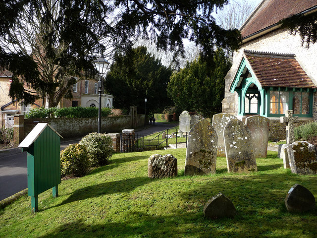 File:St Thomas Bedhampton, churchyard - geograph.org.uk - 1174743.jpg