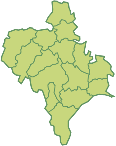 Az Ivano-frankivszki terület térképe