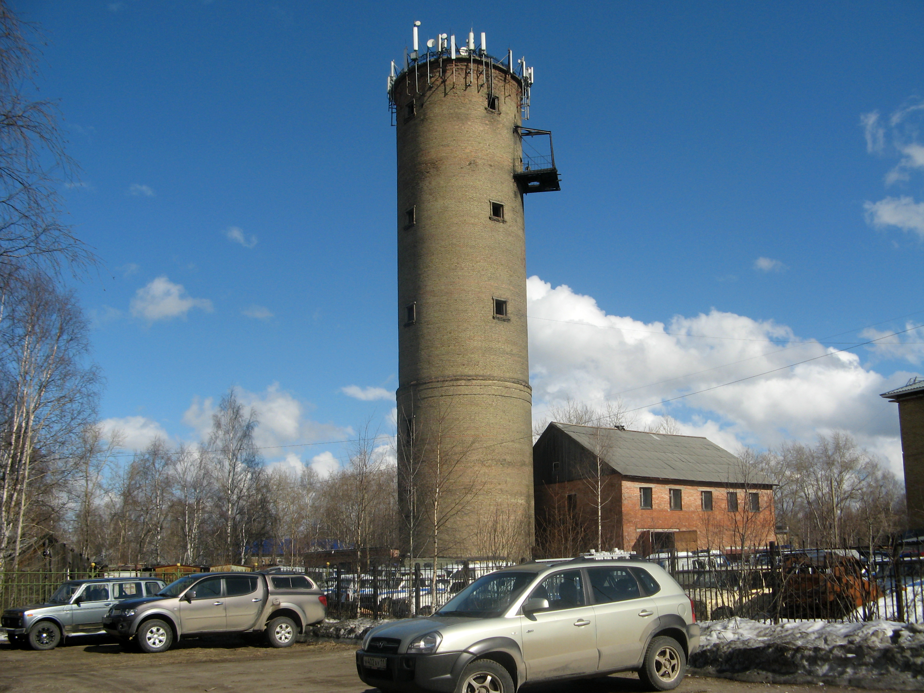 водонапорная башня город инта