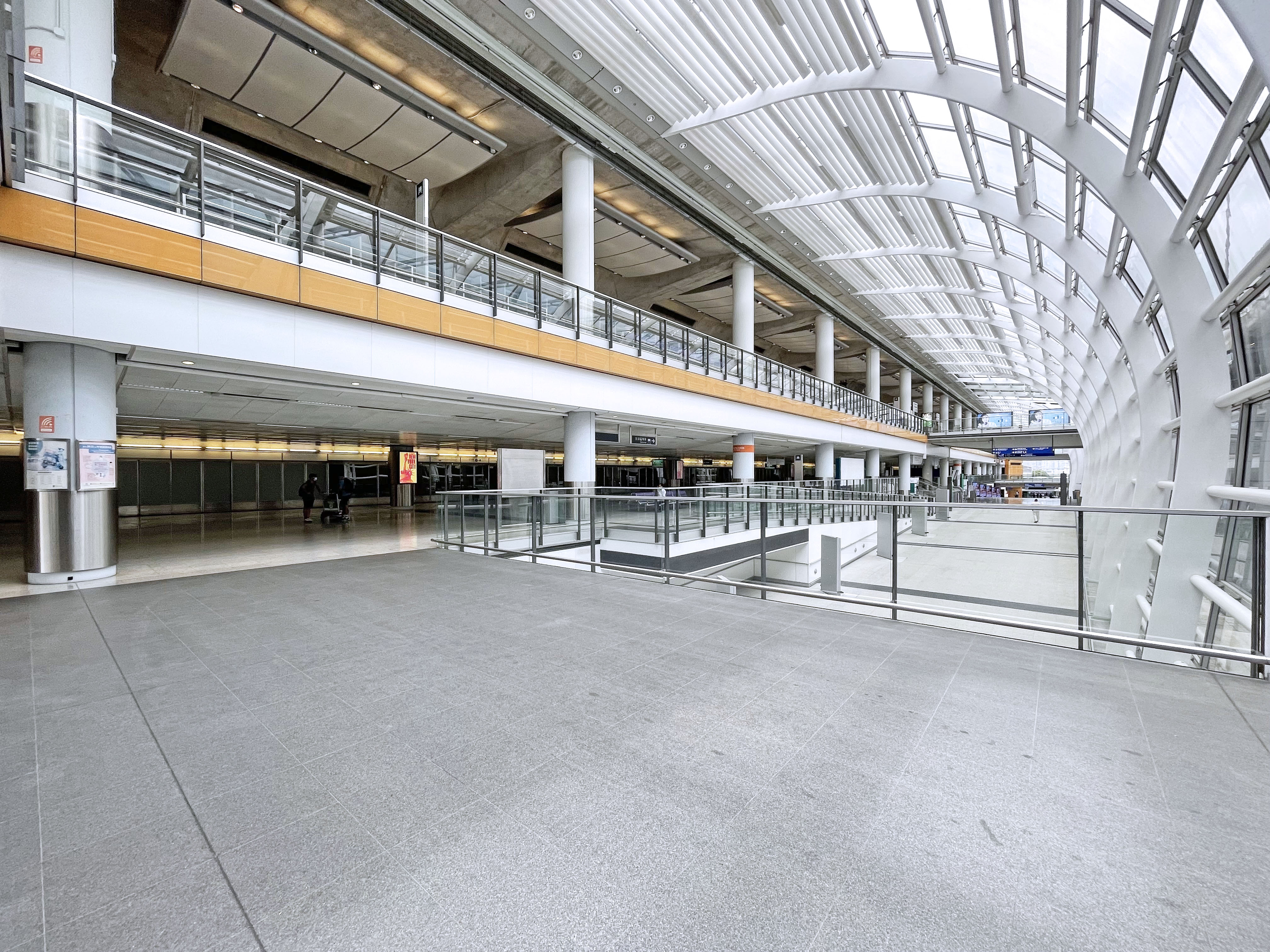 Airport station. Station Exterior.