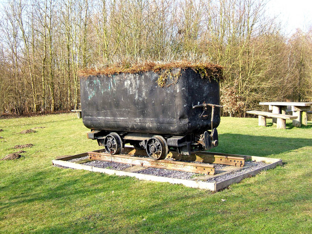 Colliery wagon at Severn Valley Country Park - geograph.org.uk - 776415