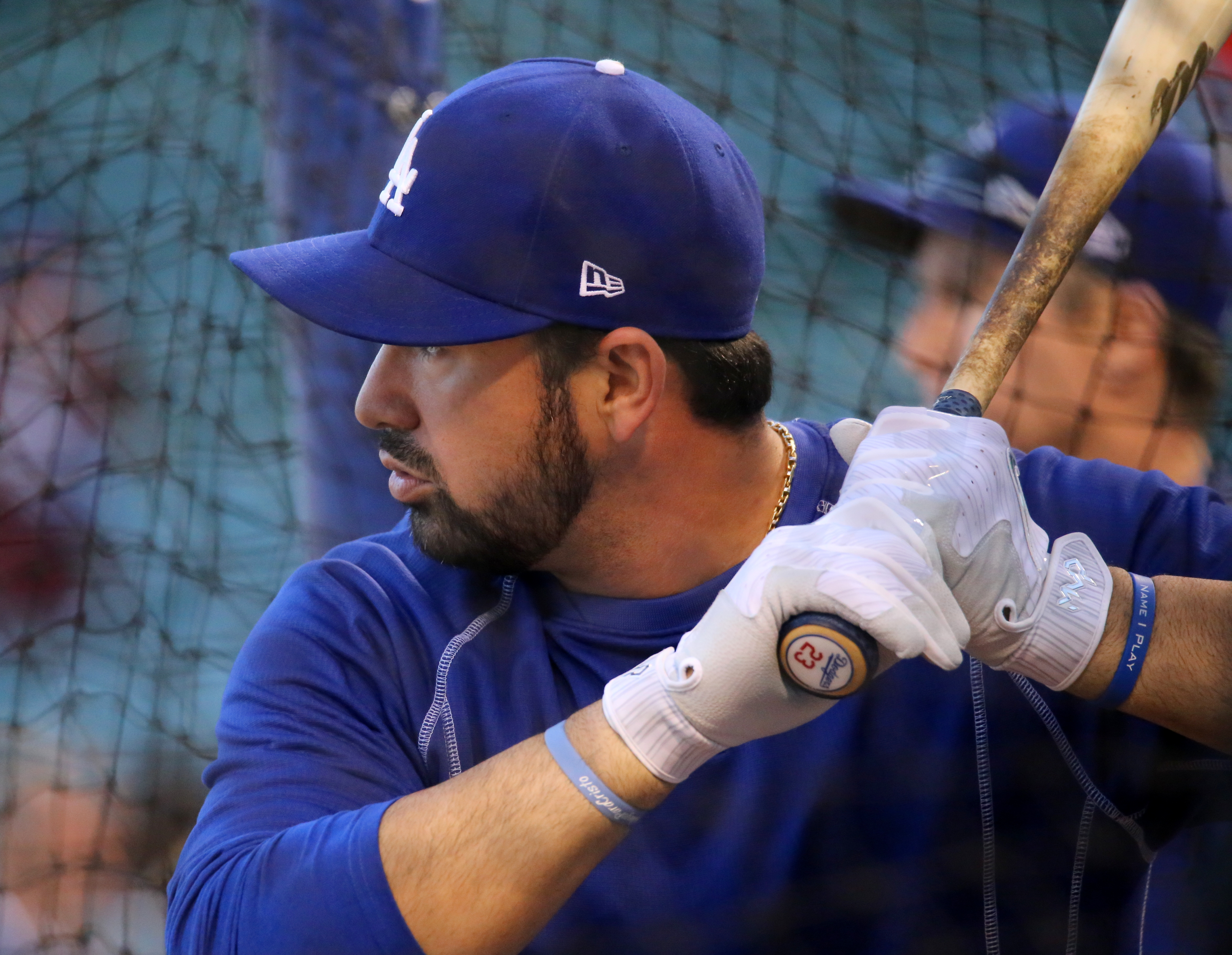 File:Dodgers first baseman Adrian Gonzalez takes batting practice
