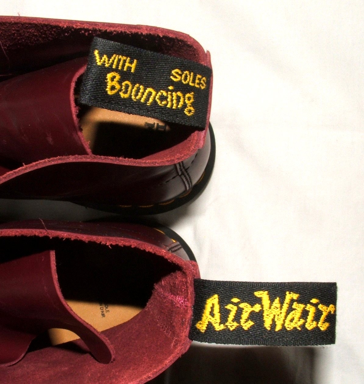 airwair boots with bouncing soles