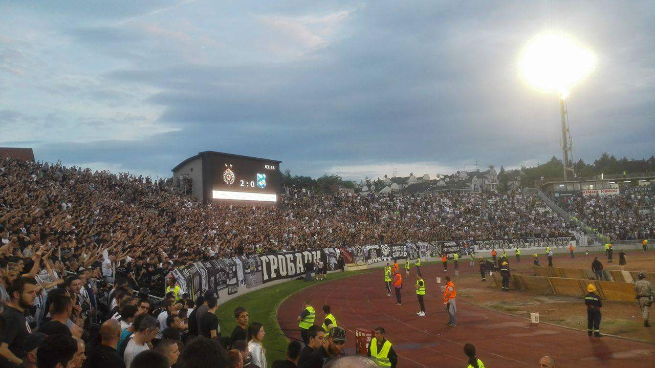 JSD Partizan fan blog in English: Radnički Niš - FK Partizan 0:2  (superliga, round 28)