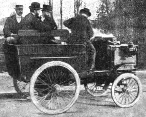 File:Marseille-Nice-La Turbie 1897 - la voiture break à vapeur d'André Michelin (61kmh).jpg