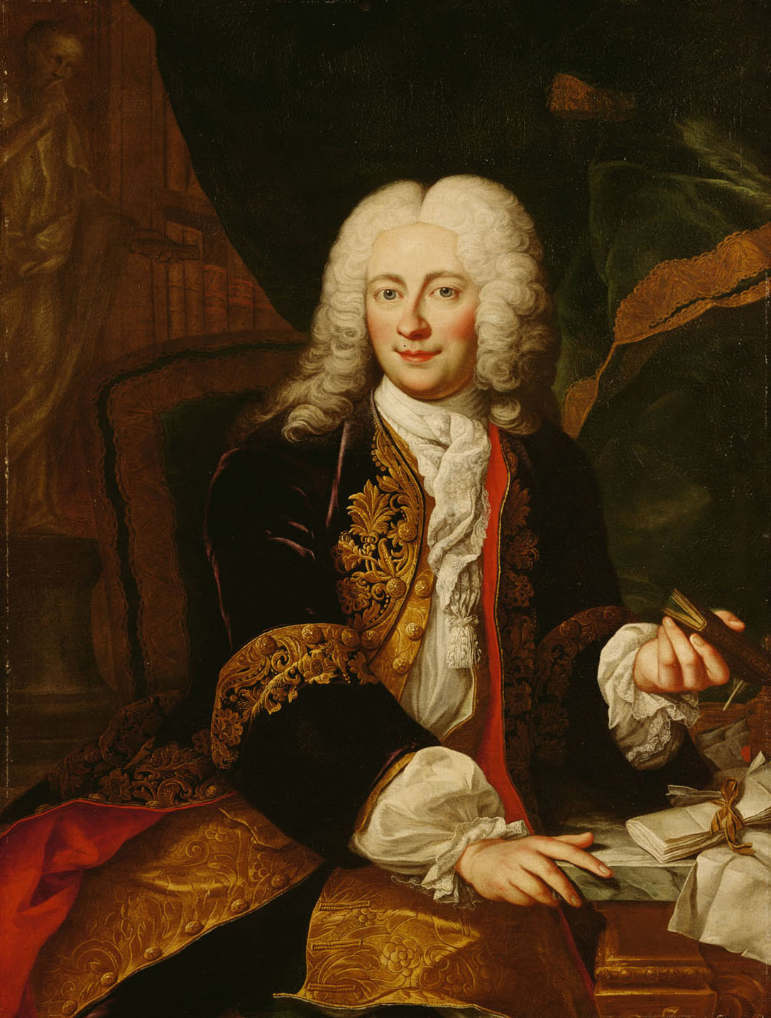 Johann Christoph Freiherr von Bartenstein, by [[Martin van Meytens