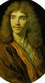 Retrato del comediógrafo francés [[Molière